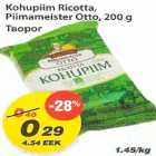 Kohupiim Ricotta,Piimameister Otto