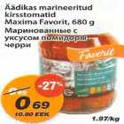 Магазин:Maxima,Скидка:Маринованные с уксусом помидоры черри
