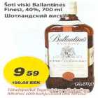 Allahindlus - Šoti viski Ballantines Finest