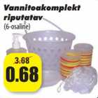 Allahindlus - Vannitoakomplekt
riputatav
(6-osaline)