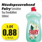 Allahindlus - Nõudepesuvahend
Fairy Sensitive
Tea Tree&Mint
500ml