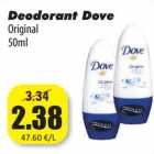 Allahindlus - Deodorant Dove
Original
50ml