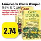 Магазин:Grossi,Скидка:Столовое вино Gran Duque
10,5%, 1л / 2 сорта