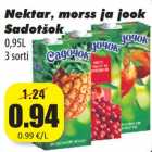Нектар, морс и напитки
Sadotšok