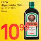 Allahindlus - Liköör
Jägermeister 35%