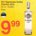 Allahindlus - Viin Saaremaa Vodka
Pööriöö 40%