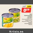 Магазин:Hüper Rimi, Rimi,Скидка:Сладкая
кукуруза/зеленый
горошек