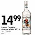 Allahindlus - Rumm Captain
Morgan White 37,5%
70 cl, 21,41/L
