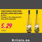 SAKSAMAA KPN VEIN
MOSELLAND RIESLING
0,75 L