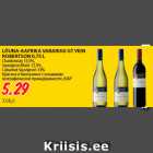 LÕUNA-AAFRIKA VABARIIGI GT VEIN
ROBERTSON 0,75 L