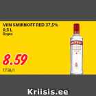 VIIN SMIRNOFF RED 37,5%,
0,5 L