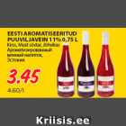 EESTI AROMATISEERITUD
PUUVILJAVEIN 11% 0,75 L