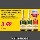 HISPAANIA VAHUVEIN
TANGGIER SPARKLING
WINE 11% 0,75 L