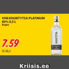 VIIN KHORTYTSA PLATINUM
40% 0,5 L