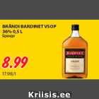 Allahindlus - BRÄNDI BARDINET VSOP
36% 0,5 L