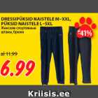 DRESSIPÜKSID NAISTELE M–XXL,
PÜKSID NAISTELE L–5XL