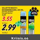 GILLETTE MACH 3
RASEERIMISGEEL 200 ML