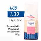 Allahindlus - Basmati riis Veski Mati 500 g