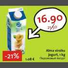 Allahindlus - Alma virsiku jogurt