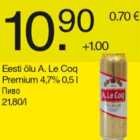 Alkohol - Eesti õlu A.Le Coq Premium