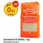 Allahindlus - Aurutatud riis Baltix, 1 kg