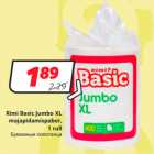 Rimi Basic Jumbo XL
majapidamispaber,