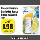 Allahindlus - Õhuvärskendaja Glade One Touch Citrus hoidjaga