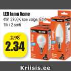 Allahindlus - Led lamp Acme