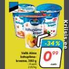Выбор  творожных кремов Alma,
380 г