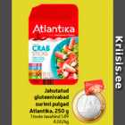 Allahindlus - Jahutatud
gluteenivabad
surimi pulgad
Atlantika, 250 g