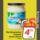 Allahindlus - Öko külmpressitud
kookosõli
Amrita, 500 ml