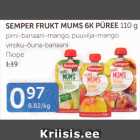 SEMPER FRUKT MUMS 6K PÜREE 110 G