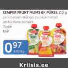 Allahindlus - SEMPER FRUKT MUMS 6K PÜREE 110 G