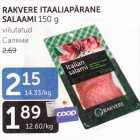 RAKVERE ITAANIAPÄRANE SALAAMI 150 g