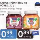 SALVEST PÕNN ÖKO 4K PÜREE 130 g