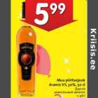 Allahindlus - Muu piiritusjook
Aramis VS, 30%, 50 cl