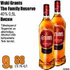 Allahindlus - Viski Grants
The Family Reserve
40% 0,5L