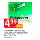 Espumisan Easy 125 mg (suus lahustuvad graanulid) 28 g