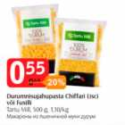 Durumnisujahupasta Chiffari Lisci või Fusilli