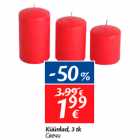 Küünlad, 3 tk
