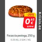 Фокачча с песто