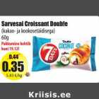 Allahindlus - Sarvesai Croissant Doub!e (kakao- ja kookosetäidisega) 60g