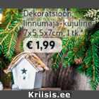 Dekoratsioon, linnumaja-kujuline*