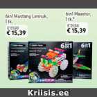 6in1 Mustang Lennuk, 1 tk; 6in1 Maastur, 1 tk*