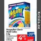 Allahindlus - Pesupulber Clovin Multi Color, 5 kg