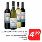 Argentiina GT vein Trapiche, 75 cl*