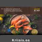 Allahindlus - Keedetud ja sulatatud Vannamei viburhännak 60/80, 1 kg