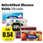 Бумажные полотенца Kleenex Veltie 70 шт в коробке