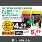 Allahindlus - ISOSTAR SPORDIJOOGI
PULBER 400 g