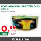 PÕHJARANNIK SPROTID ÕLIS
240 g